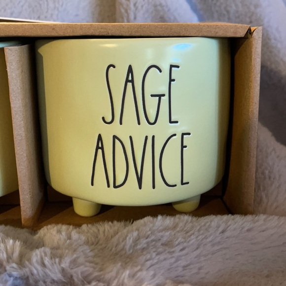 Rae Dunn Set of Three “Footed” Planters - Picture 4 of 6